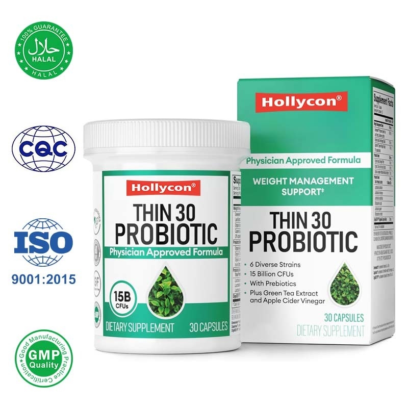 Probióticos finos para bajar de peso aliviar la hinchazón 6 cepas para la salud intestinal