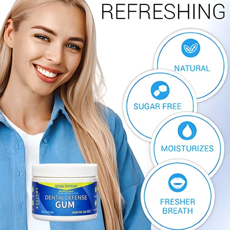 El chicle de xylitol mejora la salud bucal evitando las caries