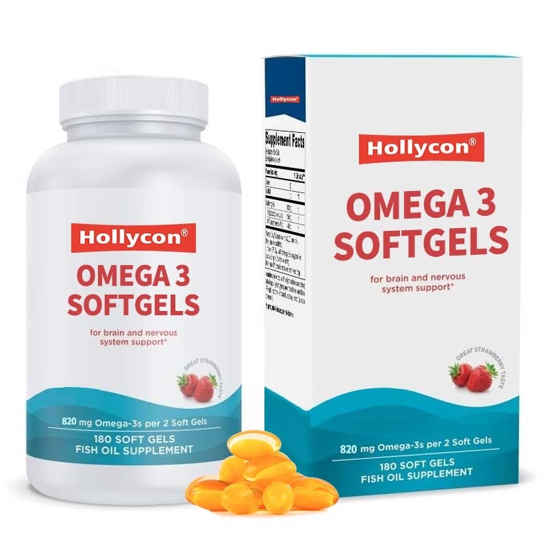 Omega3 Softgels Fórmula de DHA de alta intensidad para el apoyo del cerebro y el sistema nervioso
