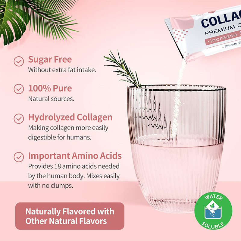 Péptidos de colágeno múltiple en polvo para mujeres