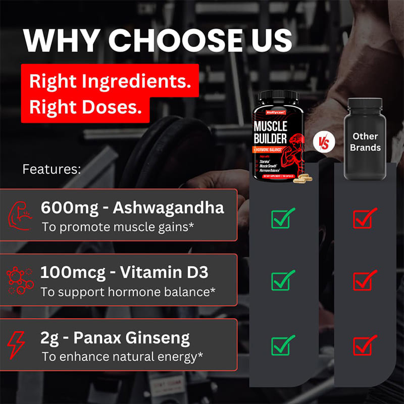 Supplier Muscle Builder apoya el crecimiento muscular, el tamaño, la fuerza y la energía