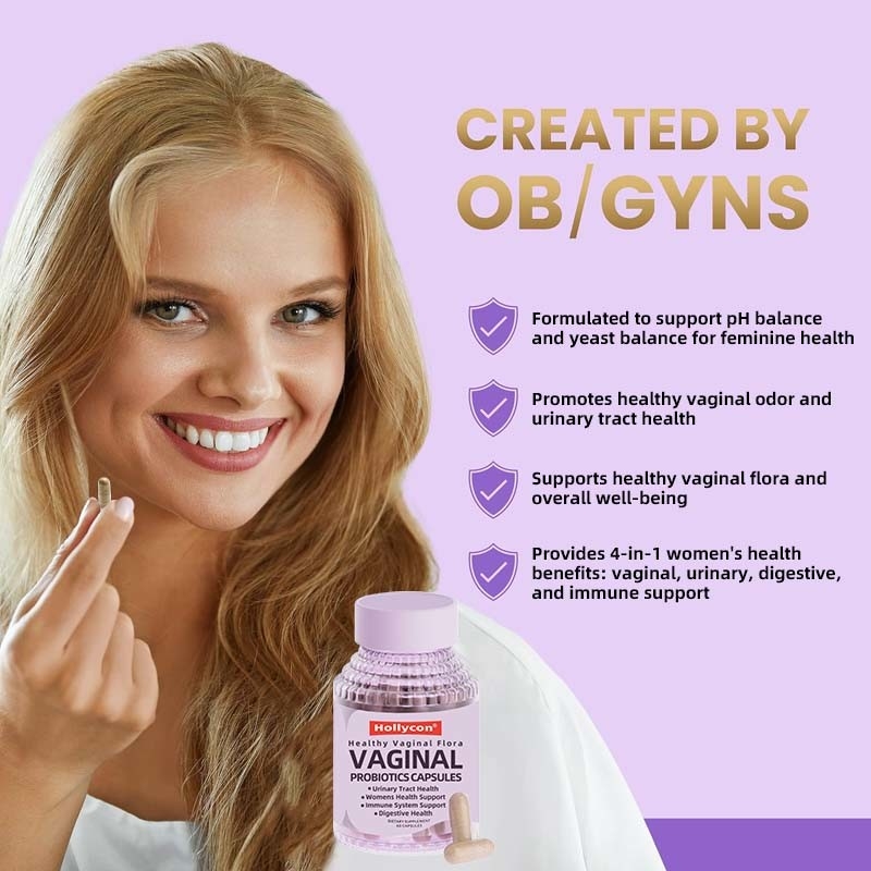Las cápsulas de probióticos vaginales para mujeres promueven el equilibrio del pH y un olor vaginal saludable