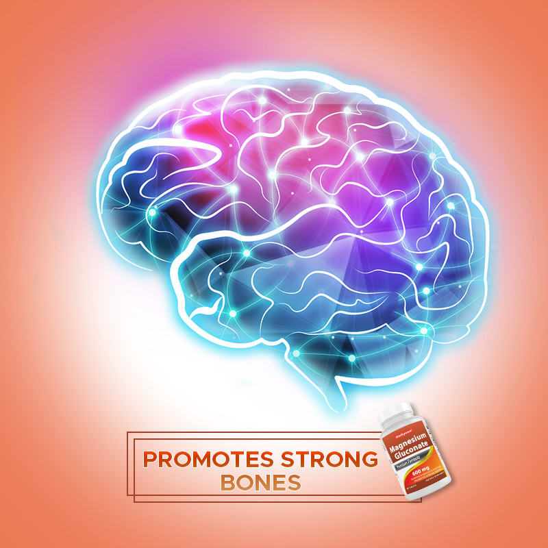 Glicinato de magnesio para huesos fuertes 35 mg para el sistema nervioso