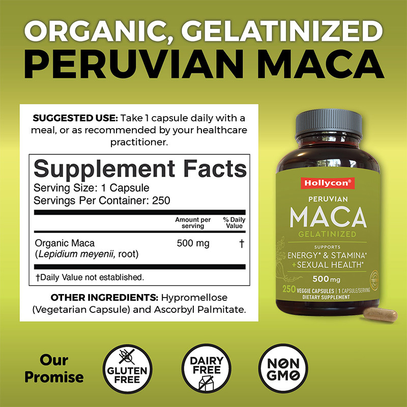 Capsulas de raíz de maca OEM para hombres