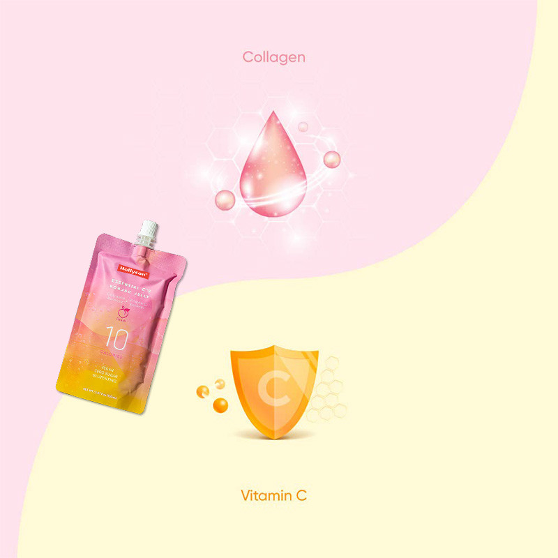 Colágeno y vitamina C Conjac gelatina gelatina libre de azúcar para la pérdida de peso