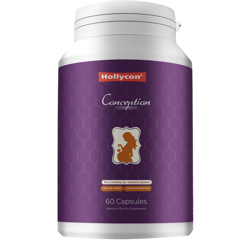 Cápsulas de Complejo Vitamínico para la Concepción para un Sistema Reproductivo Saludable, Salud Uterina, Suplemento para la Fertilidad Femenina
