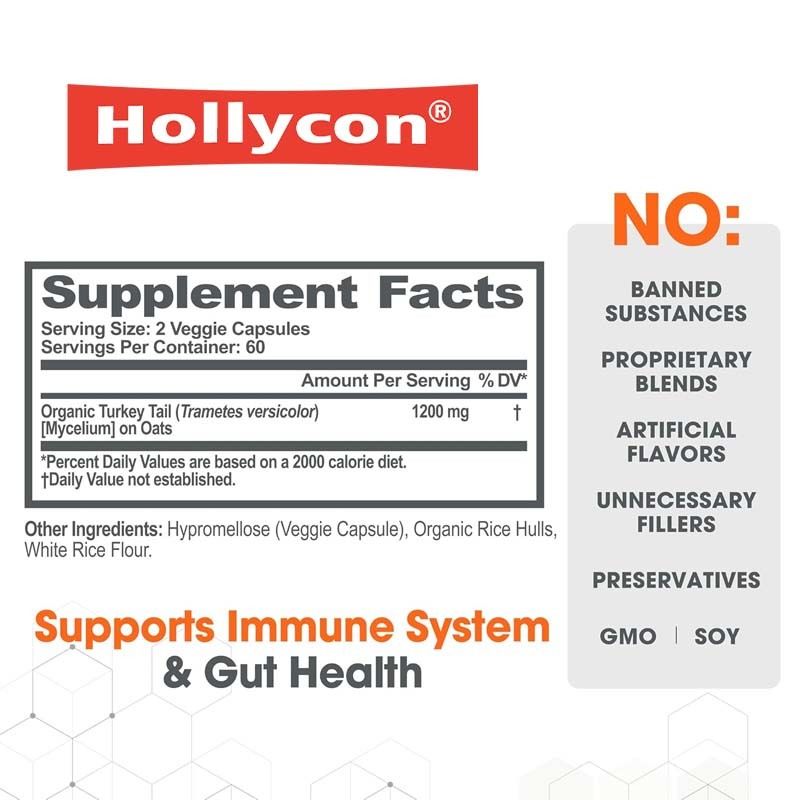 OEM Promoviendo el bienestar general Apoyo Mecanismos naturales de defensa del cuerpo Combate los problemas oxidativos Cápsulas de cola de pavo