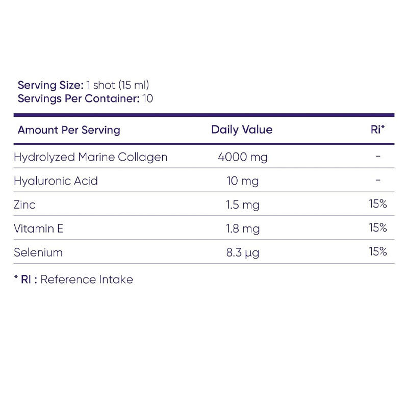 Colágeno puro+ colágeno líquido para mujeres - 4000 mg de péptidos marinos para la piel radiante, la salud del cabello y las uñas - ácido hialurónico, vitamina E