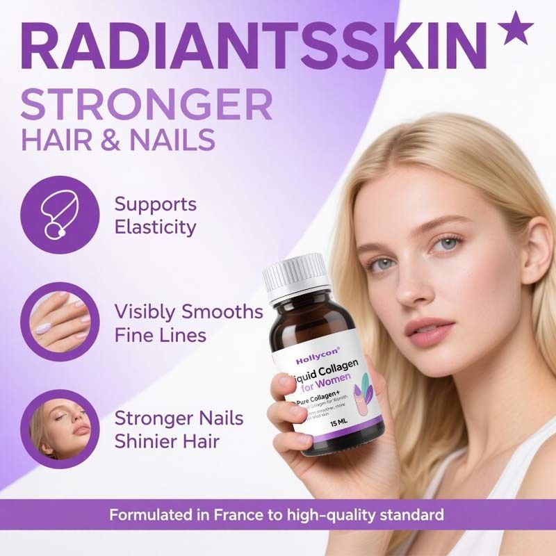 Colágeno puro+ colágeno líquido para mujeres - 4000 mg de péptidos marinos para la piel radiante, la salud del cabello y las uñas - ácido hialurónico, vitamina E