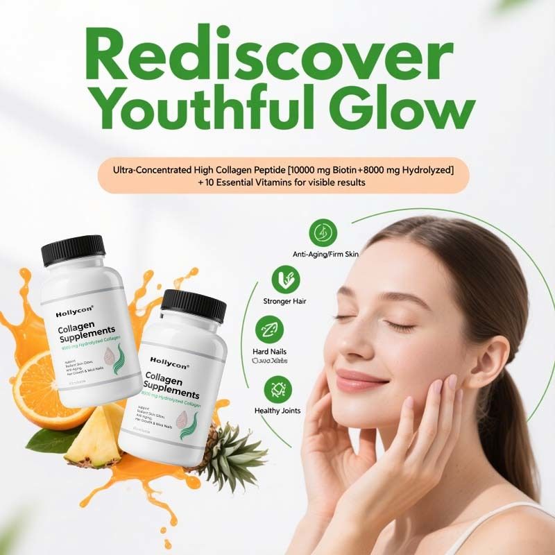 Collágeno líquido para mujeres y hombres-pine'o'O'Range con sabor a un grado premium 10000 mcg biotina+8000 mg de colágeno hidrolizado para brillo de piel radiante, antienvejecimiento, crecimiento del cabello y uñas agradables
