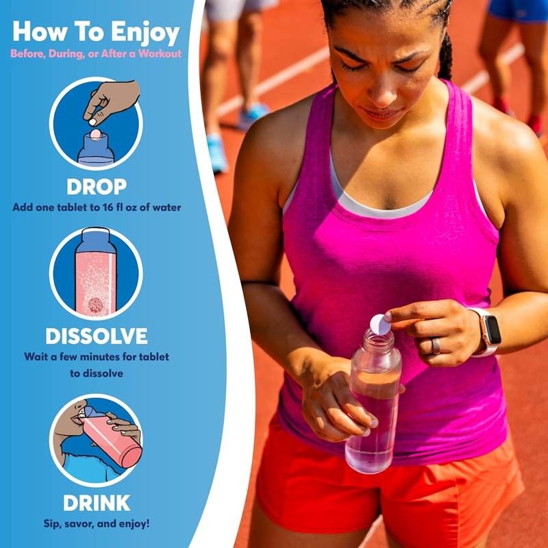 Comprimidos de electrolitos de inmunidad a la hidratación de la vitamina C Comprimidos de hidratación efervescentes jengibre cúrcuma Comprimidos de electrolitos de hidratación