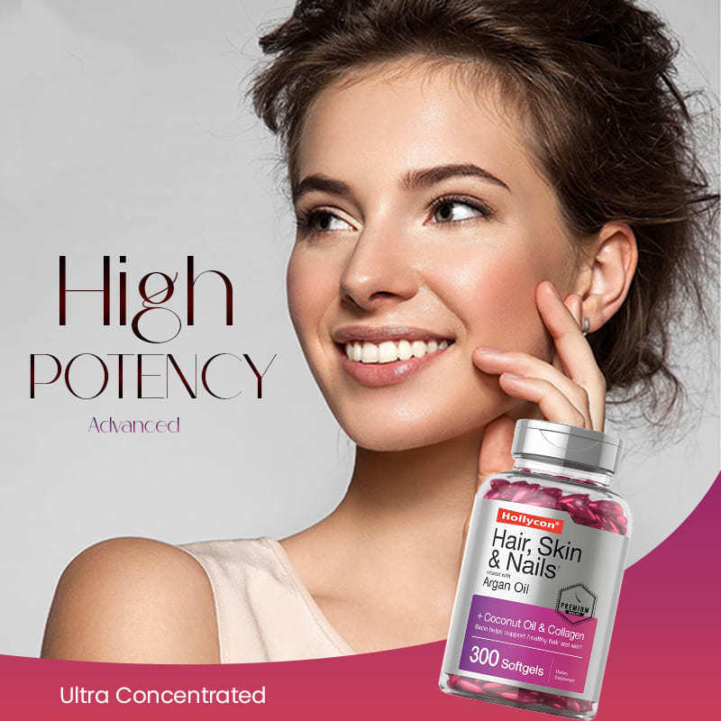 Cápsulas blandas para el crecimiento del cabello con biotina, vitaminas para cabello, piel y uñas, colágeno, vitamina C, fabricante original