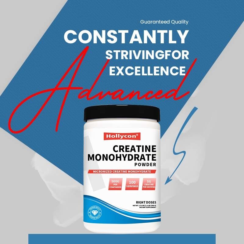 OEM Creatina Monohidratada Micronizada Suplemento de Creatina 5000mg culturismo Nutrición deportiva Creatina Monohidratada en polvo
