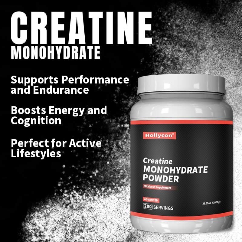 OEM Micronized Pre Workout Post Workout Supplement para hombres y mujeres Apoyo energético Fácil de mezclar Creatina en polvo de monohidrato