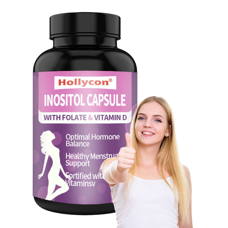 Suplemento de Inositol Premium OEM Inositol Plus Ratio Equilibrio Hormonal Saludable y Apoyo Ovárico Saludable para Mujeres Cápsulas de Inositol