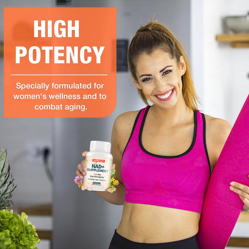 OEM 2000MG NAD+ Liposomal para Mujeres Máxima Absorción NAD Plus Menopausia Claridad Cognitiva Energía Suplemento de NAD+