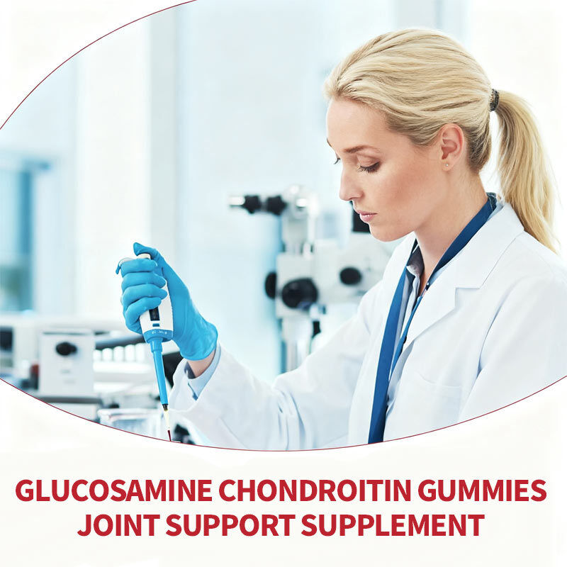OEM Suplemento de apoyo a las articulaciones de fuerza extra con MSM y Flexibilidad de morera Glucosamina Chondroitin Gummies