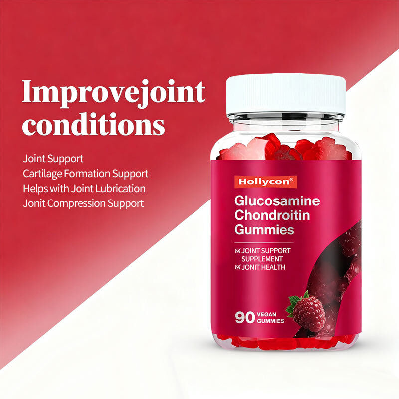 OEM Suplemento de apoyo a las articulaciones de fuerza extra con MSM y Flexibilidad de morera Glucosamina Chondroitin Gummies