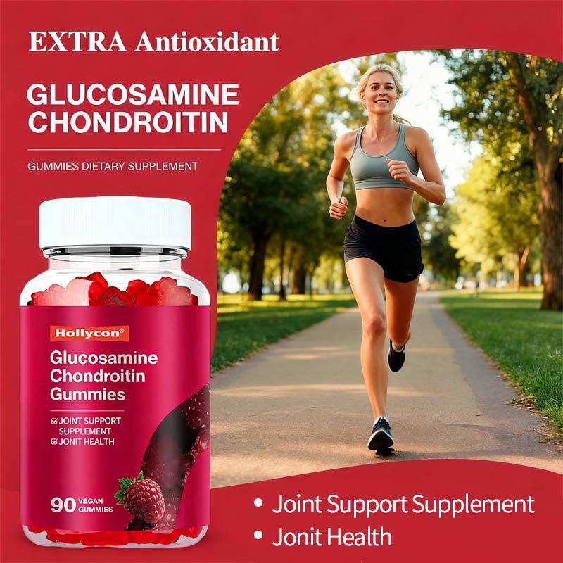 OEM Suplemento de apoyo a las articulaciones de fuerza extra con MSM y Flexibilidad de morera Glucosamina Chondroitin Gummies