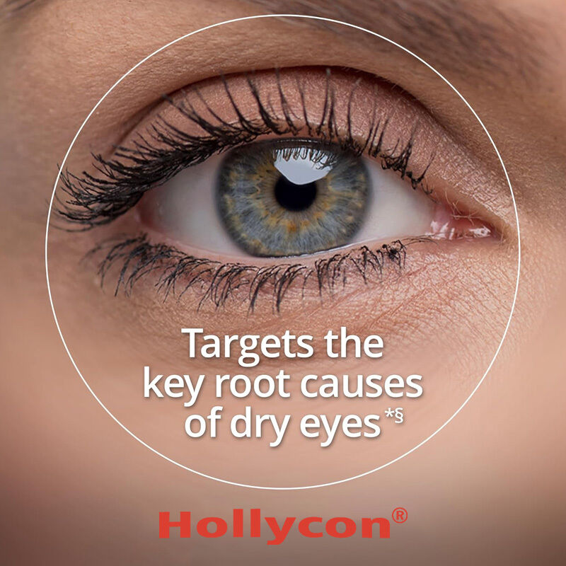 Suplemento clínicamente probado para ojos secos, para hidratar los ojos y proporcionar alivio duradero. Alivio de la sequedad. Suplemento para el cuidado de los ojos.