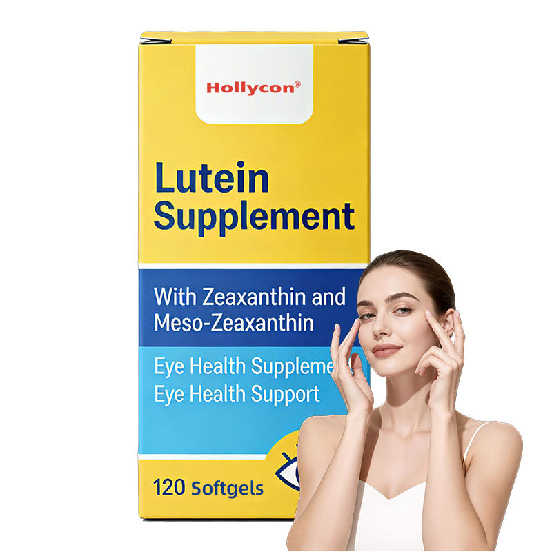 Luteína de Etiqueta Privada en Cápsulas Blandas Extracto de Caléndula con Zeaxantina y Meso-Zeaxantina para la Salud Ocular