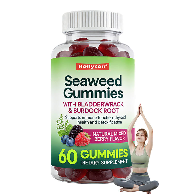 OEM/ODM Cápsulas de algas marinas Adultos Inmunes y bienestar general Suplemento de limpieza natural sin gluten
