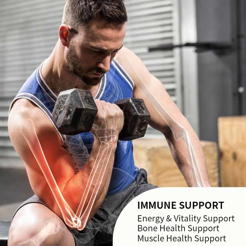 Etiqueta privada Vitamina D3 K2 cápsulas con vitamina B6, zinc y quercetina apoya la energía, inmunidad, salud muscular para hombres y mujeres