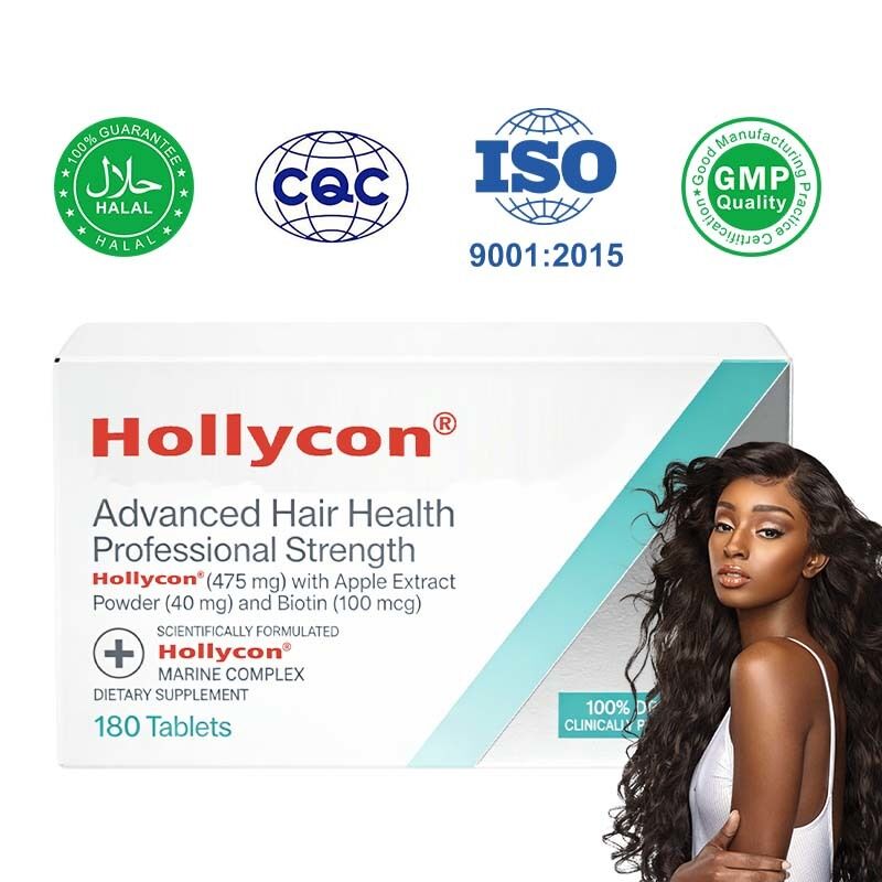 Etiqueta privada Vitaminas y suplementos para el crecimiento del cabello para fortalecer el cabello débil y mejorar el crecimiento del cabello