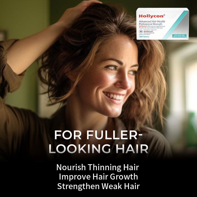 Etiqueta privada Vitaminas y suplementos para el crecimiento del cabello para fortalecer el cabello débil y mejorar el crecimiento del cabello