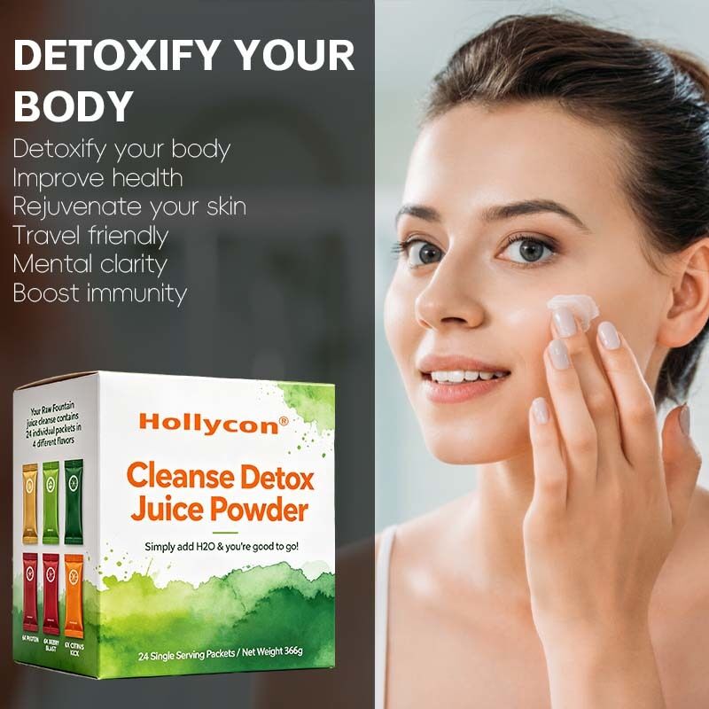 Etiqueta privada Mezcla de frutas y verduras en polvo Nutrición balanceada diaria Suplemento de limpieza Jugo de desintoxicación en polvo