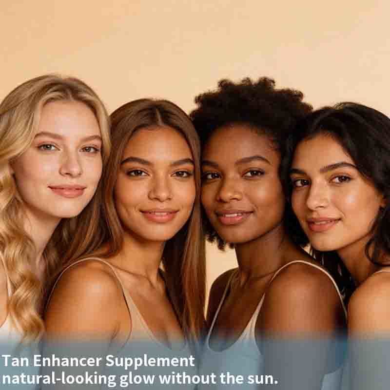 Suplemento bronceador corporal de alto grado OEM/ODM Brillo de aspecto natural sin el suplemento potenciador del bronceado solar