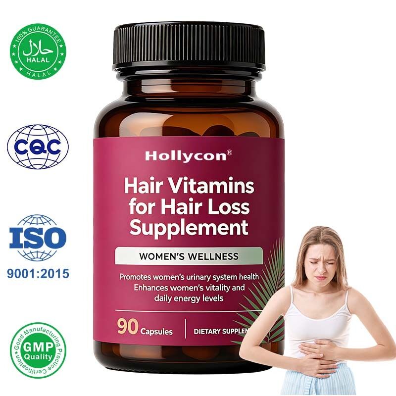 Multi-Vitamin Compound Hair Vitamin Capsules with Private Label Customization and 60 Capsules per Bottle