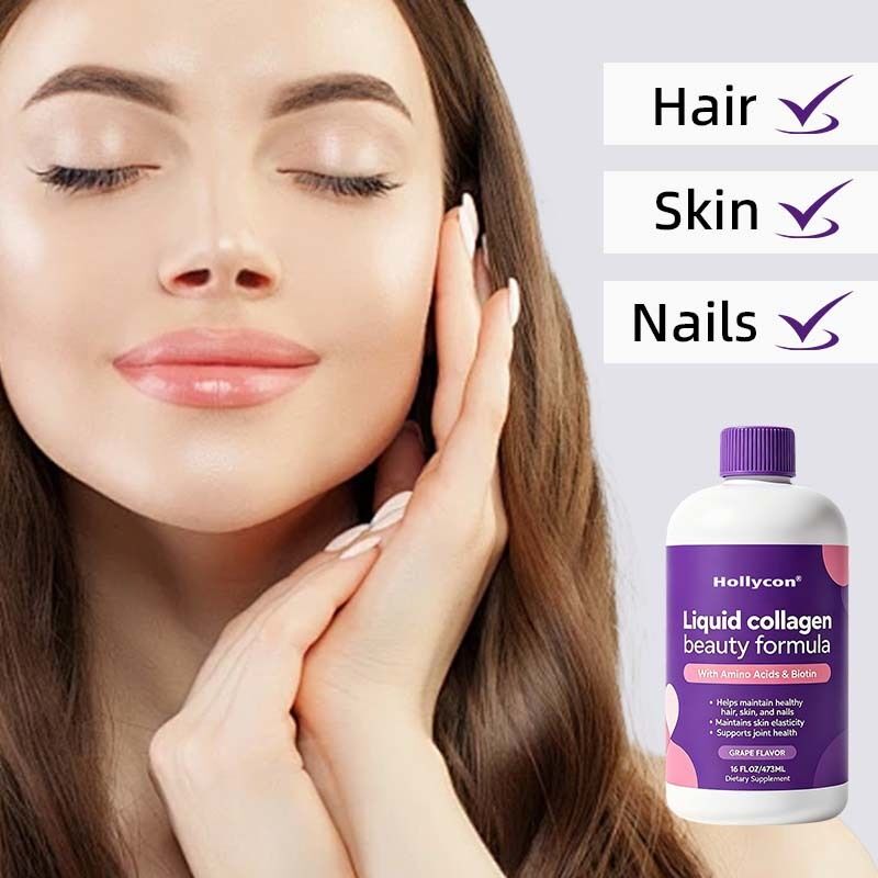 Bebida de colágeno de fácil absorción con nutrición suave multi-ángulo en forma líquida lista para beber