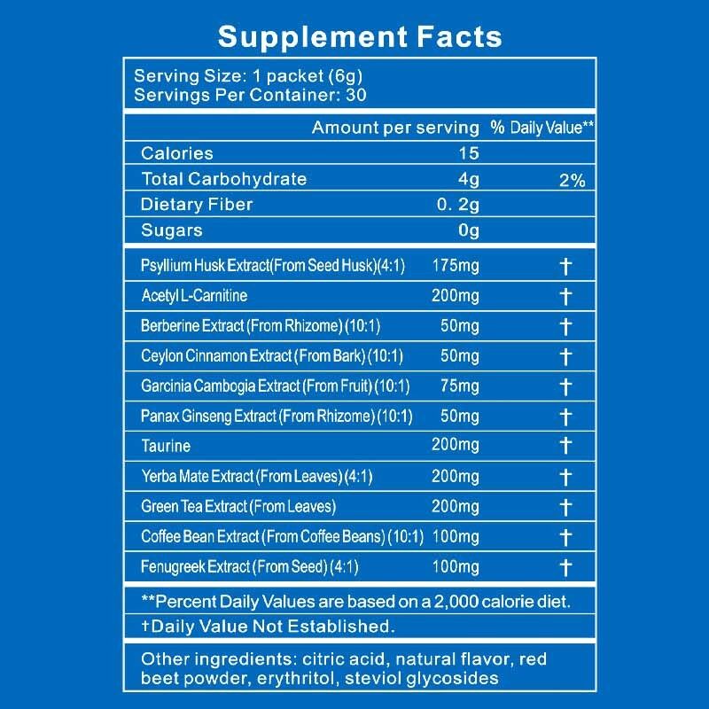 Mezcla de bebidas de nutrientes vegetales en polvo con fórmula instantánea conveniente en bolsas portátiles