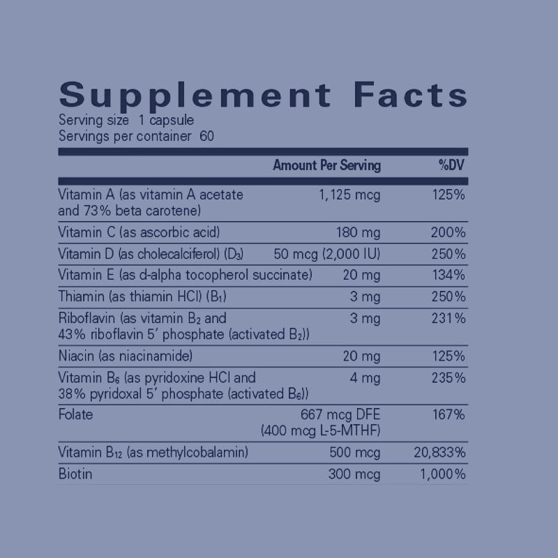 Cápsulas multivitamínicas con folato CoQ10 luteína para apoyo cognitivo a la salud ocular | Suplemento de etiqueta privada OEM