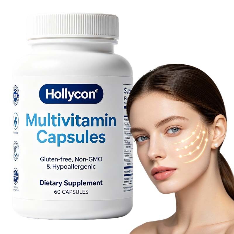 Cápsulas multivitamínicas con folato CoQ10 luteína para apoyo cognitivo a la salud ocular | Suplemento de etiqueta privada OEM