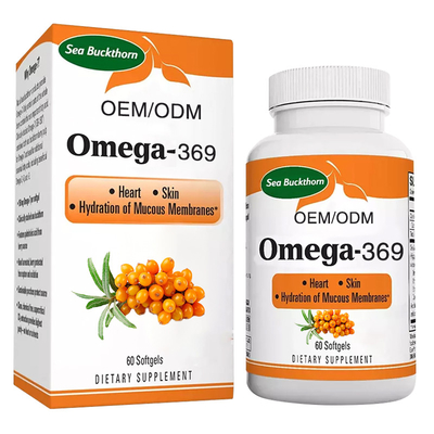 Suplemento de encargo de Epa Omega 3 Softgels del espino cerval de mar para la inmunidad de impulso