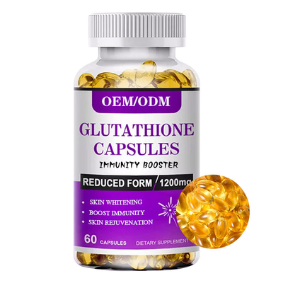 El glutatión original natural hace tabletas Softgels para el magnesio 1200 de la belleza