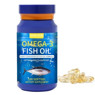 Fortaleciendo el aceite de pescado Epa Omega del veg de la memoria 3 cápsulas de Softgel del suplemento