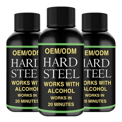 Suplementos líquidos de acero duros de los hombres del OEM 60ml para el aumento masculino del vigor