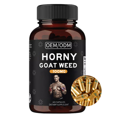 El aumento masculino de la mala hierba córnea de la cabra complementa las cápsulas aprobadas por la FDA