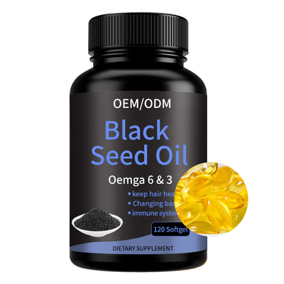 La inmunidad del alza de Hollycon complementa al OEM que el aceite de semilla del negro Softgels protege el hueso