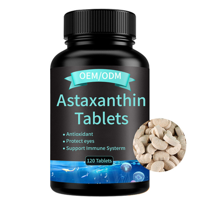 Las tabletas antioxidantes de la astaxantina complementan la etiqueta privada del OEM