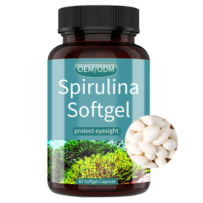 Logo Spirulina Softgels Eye Health de encargo complementa el ODM