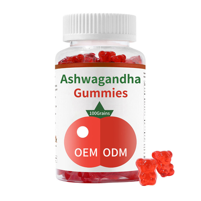El suplemento Gummies de Ashwagandha de la etiqueta privada mejora el sueño para las mujeres