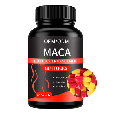 El suplemento Maca de la raíz del OEM Maca encapsula para el magnesio del aumento 5000 de las nalgas