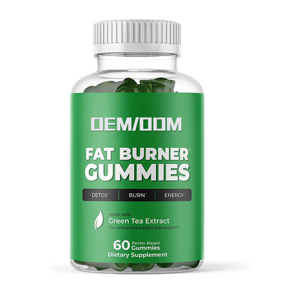 Suplementos gordos modificados para requisitos particulares del aumentador de presión del metabolismo del té verde de Gummies de la hornilla del vegano