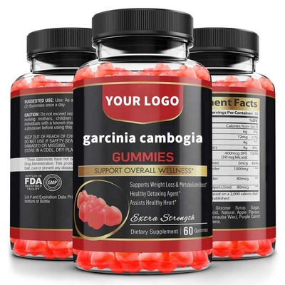 Suplementos herbarios de Gummies de Camboya del Garcinia de la pérdida de peso del 100%