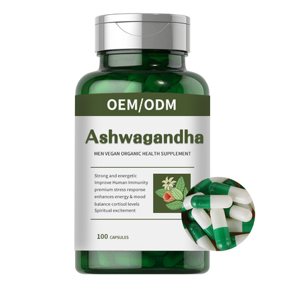 El suplemento Gummies del ODM Ashwagandha encapsula para el aumento de los hombres
