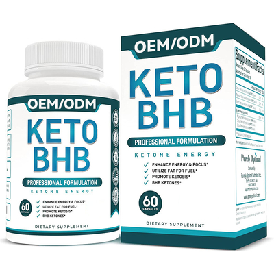 Pérdida de peso del FDA que adelgaza la hornilla gorda del control de la dieta del KETO BHB de las píldoras